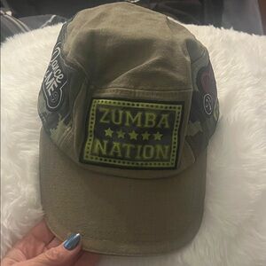 Zumba Fitness Camouflage Heart Cap